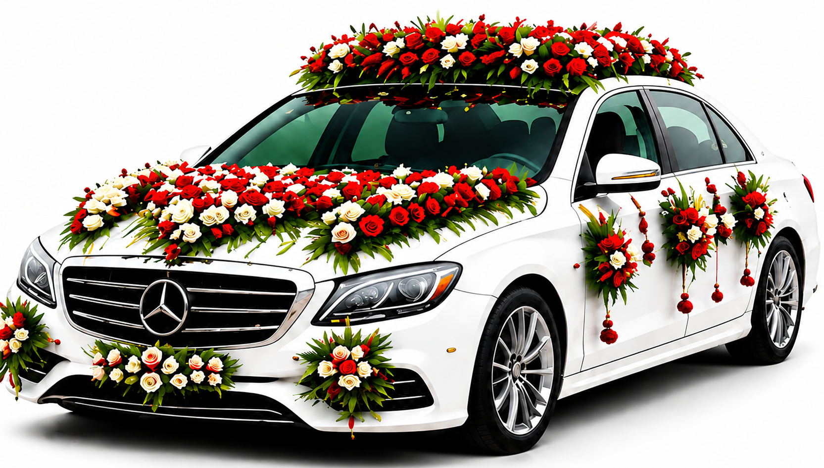 Luxury Wedding Car taxi cab for hire in Gajraula — Apni Taxi Gajraula